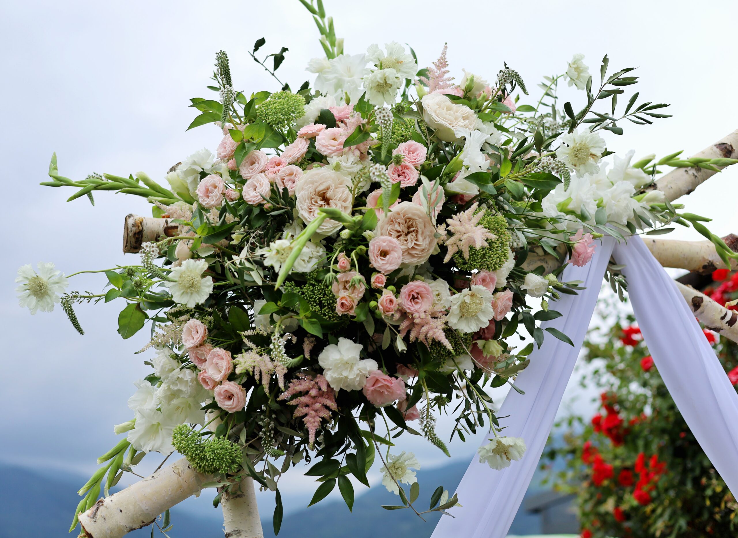 Trauungsdekoration Blumen