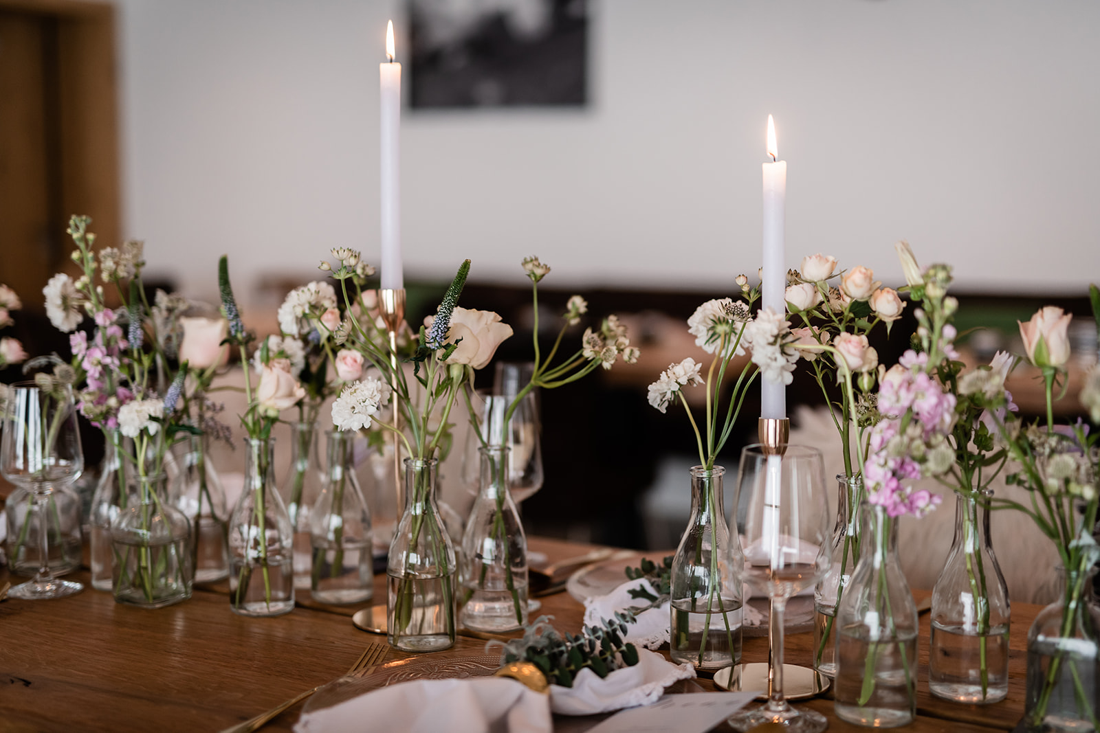 Tischblumen Hochzeit